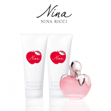 Nina Ricci - Nina Набор (Туалетная вода 50 ml, 50 ml Лосьон для тела, 50 ml Гель для душа) (3137370306405)